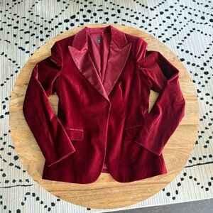 Red Velvet Women's Blazer